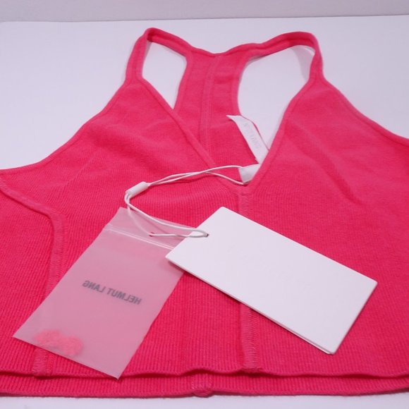 No Inventorie Helmut Lang HELMUT LANG Micro Bond Bra Cropped Knit Top S - Picture 4 of 5